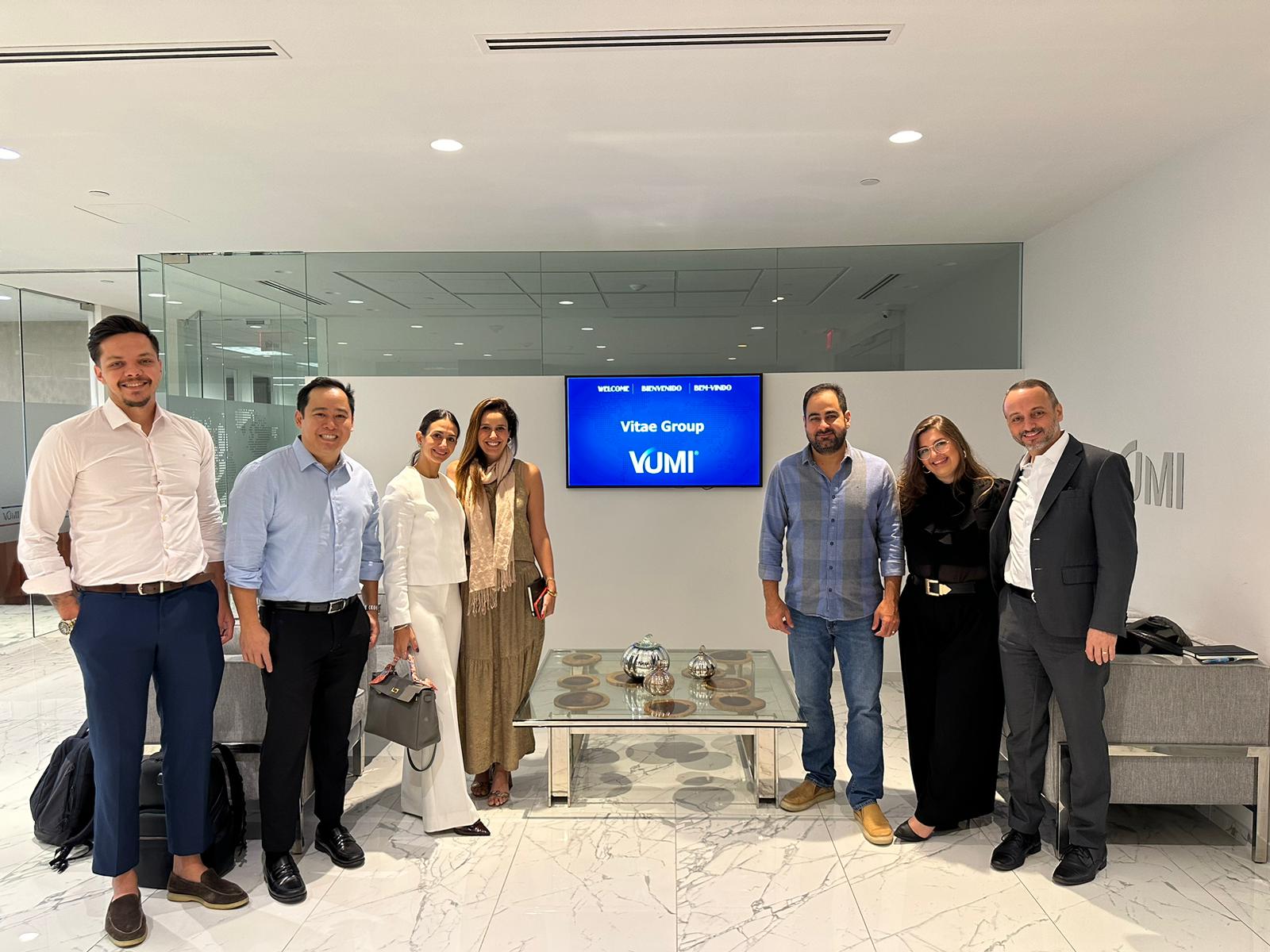Vitae Group com os times da VUMI®, em Miami