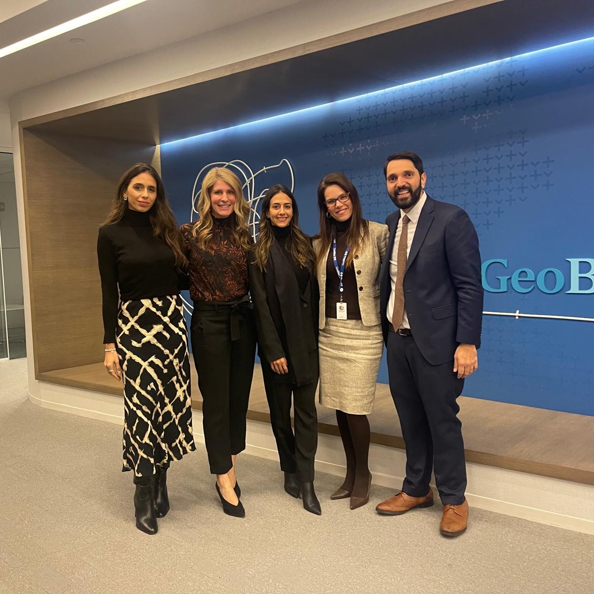 Julia Queiroz Primo representou a Vitae Group na GeoBlue